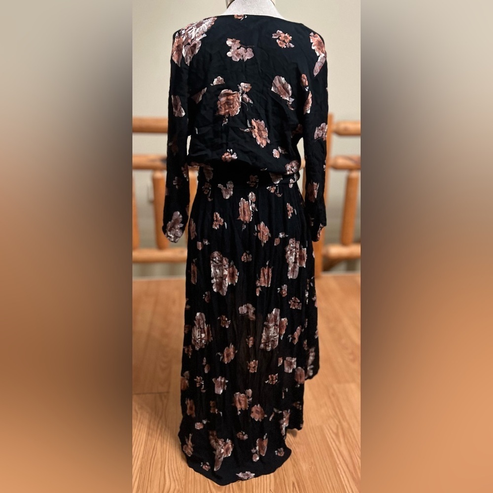 American Rag Boho Floral Hi-Low Maxi Dress – Size M - Picture 6 of 9